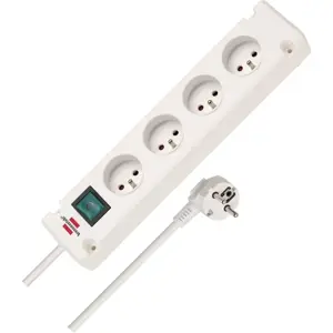 Stekkerdoos 4-Voudig 150cm 3500W Franse Voedingen