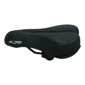 Zwart unisex ATB/MTB zadel met drukvermindering