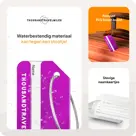 Aluminium kofferlabels – 4 stuks – Paars