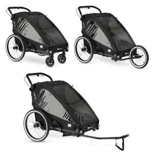 Luxe Fietskar V2 - 3-in-1 - Hardloopkinderwagen