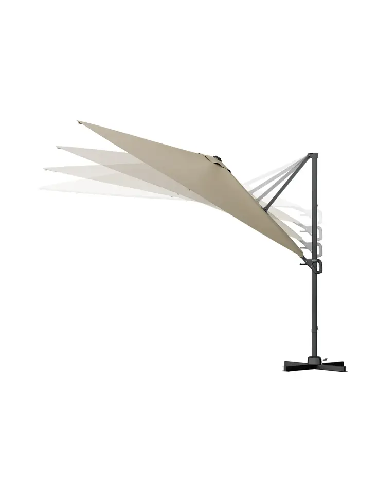 Zweefparasol – 300x300 cm – Kantelbaar