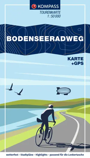 Fietskaart FTK 7005 Bodenseeradweg
