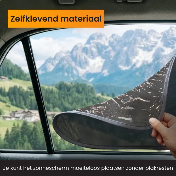 Zonnescherm Auto Zijruit - Set van 2