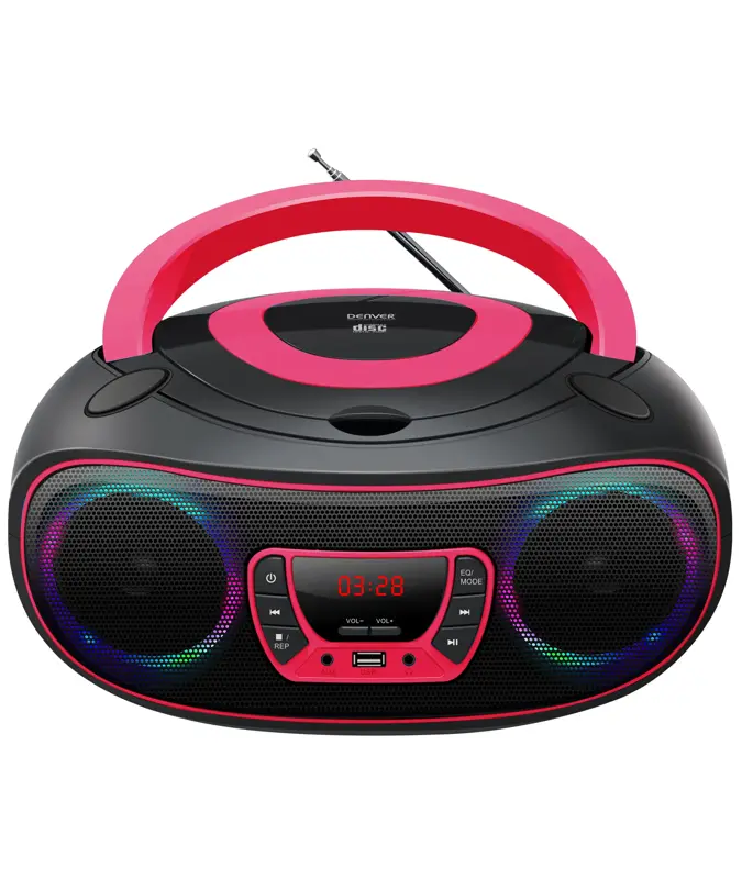 Denver TCL212BTP FM-Radio incl Bluetooth Boombox