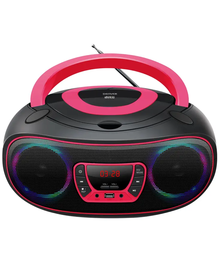 CD speler FM-Radio Bluetooth Lichteffecten