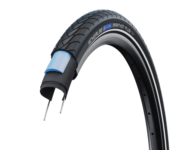 Buitenband Marathon Plus 24x1.75 -zwart -reflectie
