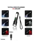 Noodradio 2.000mAh Blauw + Zaklamp