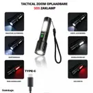 Noodradio 10.000mAh Groen + Tactical Zoom Zaklamp