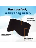 Slaapmasker Katoen - Zwart