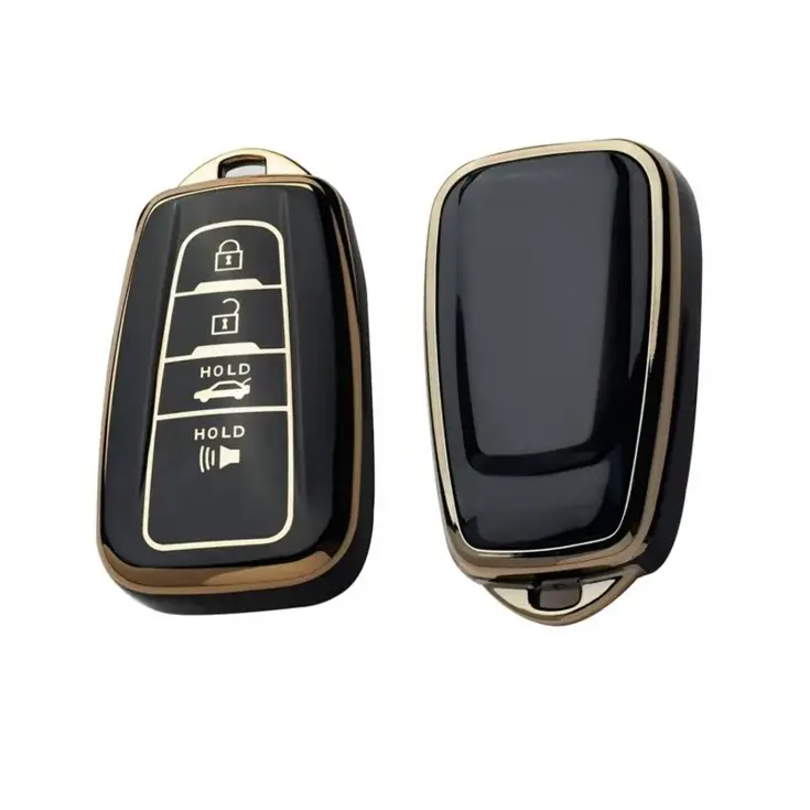 TPU Sleutelhoesje voor Toyota goud B4