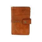 Sanne - Portemonnee - Leer - Overslag - Studs