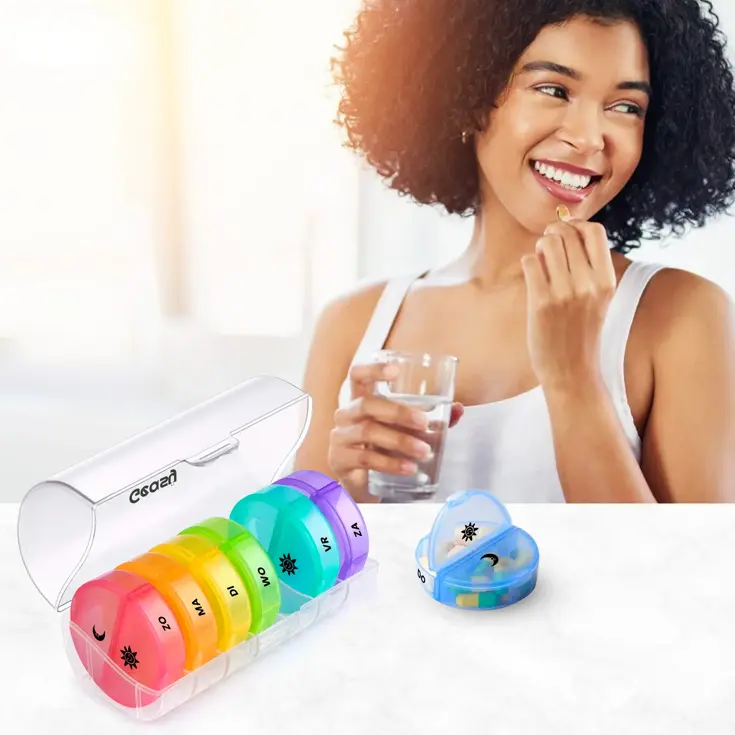 GEASY Pillendoos 7 Dagen – 2 Vakken