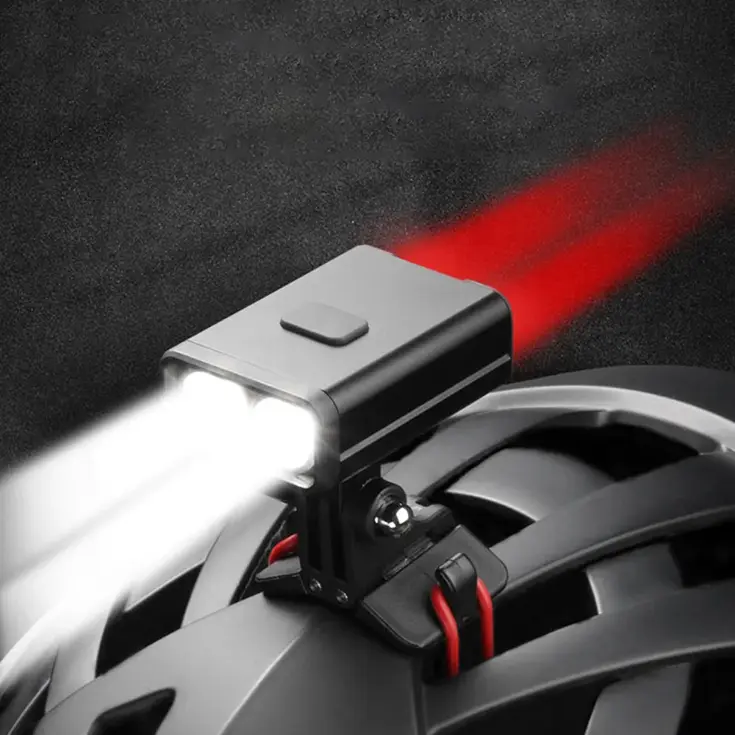DUO NOVA - Fietshelmlamp Voor en Achter 300 lumen