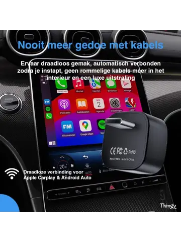 Ultra Mini USB-C 2-in-1 CarPlay Dongle