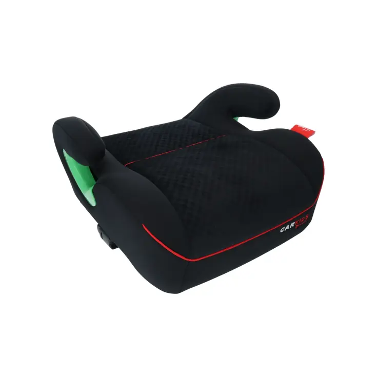 Isofix Zitverhoger Alfie 125-150cm Zwart/Rood