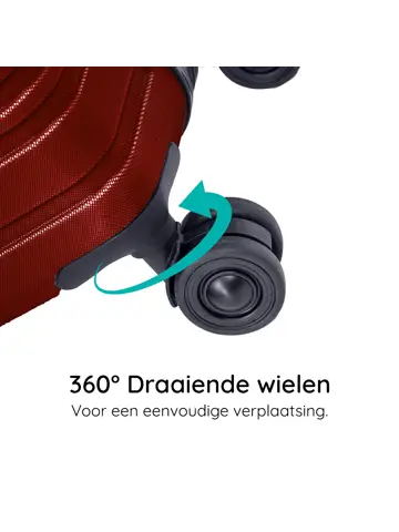 Kofferset 4 delige ABS 29 39 74 en 95L TSA-slot