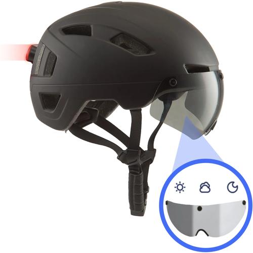 GO-OFF PILOT Fietshelm – automatisch vizier