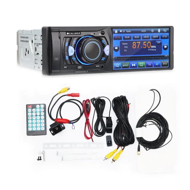 1 DIN Autoradio met 4 inch scherm & DAB+