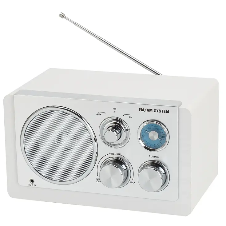 FM radio AUX input Retro design