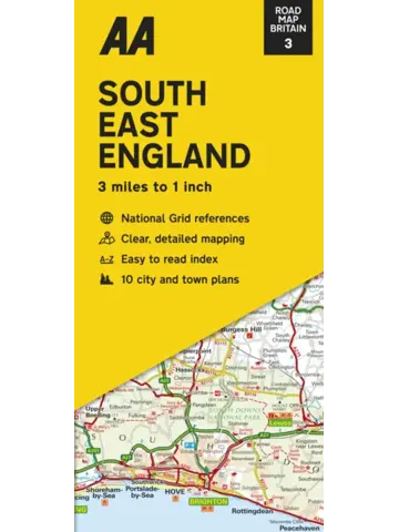 Wegenkaart 1 West Country & South Wales