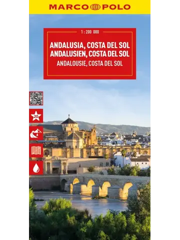 Wegenkaart Andalusië 1:200.000