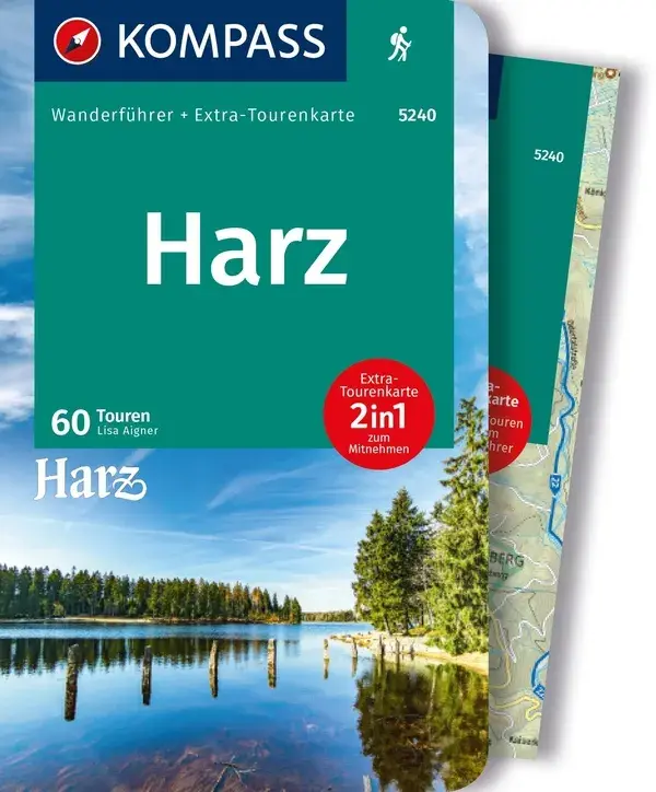 Kompass Wanderführer 5240 Harz