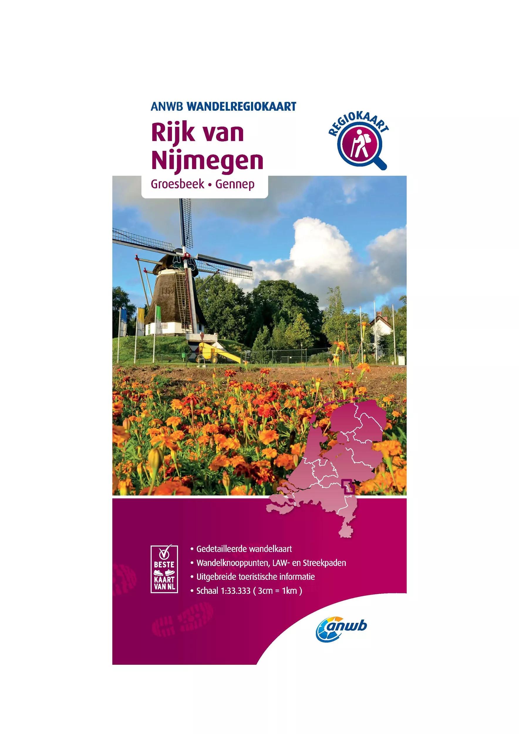 ANWB  Wandelkaart Rijk van Nijmegen main product image