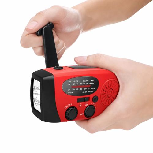 Opwindbare Noodradio met Powerbank 2000 mAh