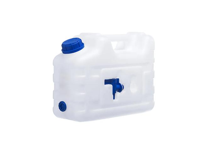 Water jerrycan 12L met kunststof tapkraan