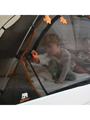 Bedtent Klamboe - 200x90cm - Muggennet - 1mm gaas