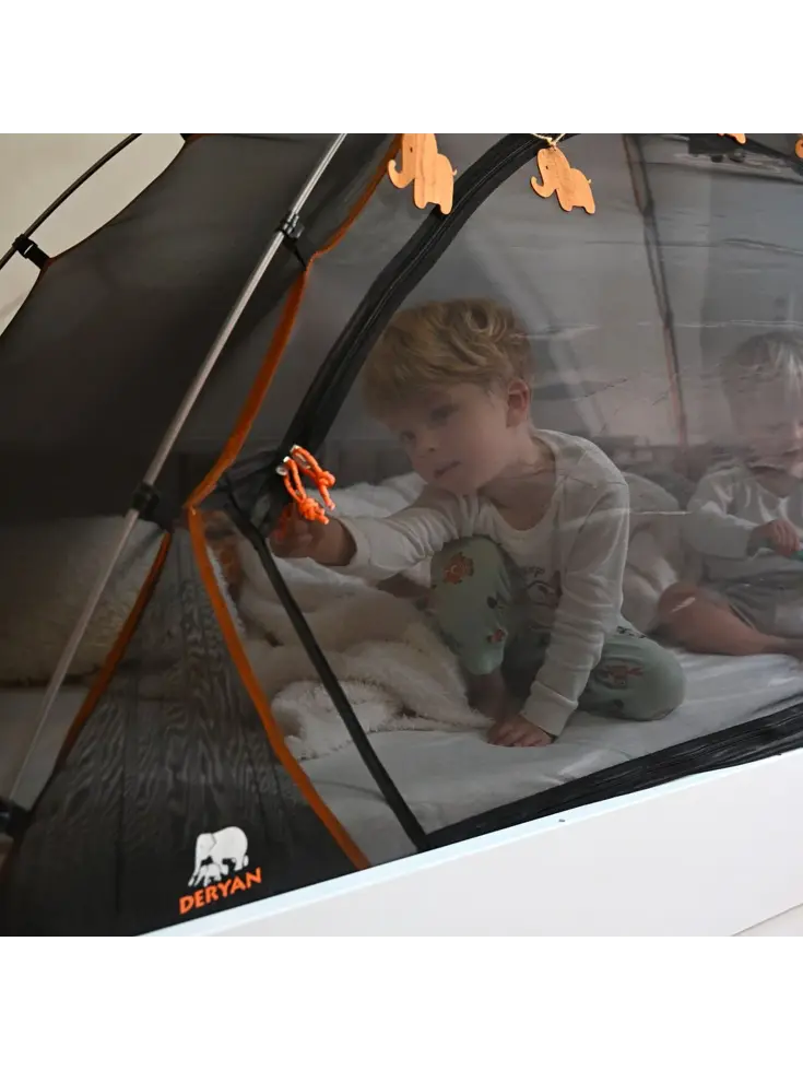 Bedtent Klamboe - 200x90cm - Muggennet - 1mm gaas