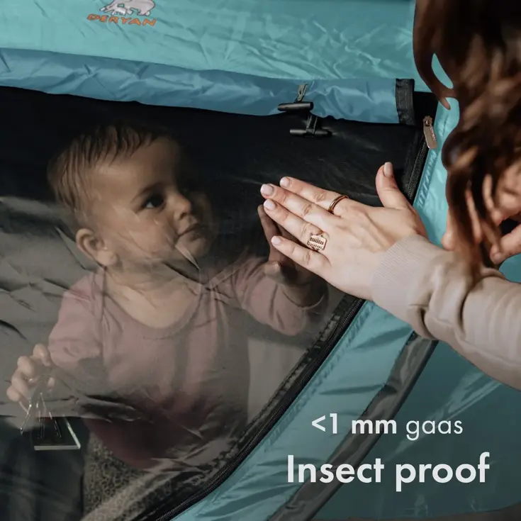 Peuter luxe campingbedje - Zelfopblaasbare matras