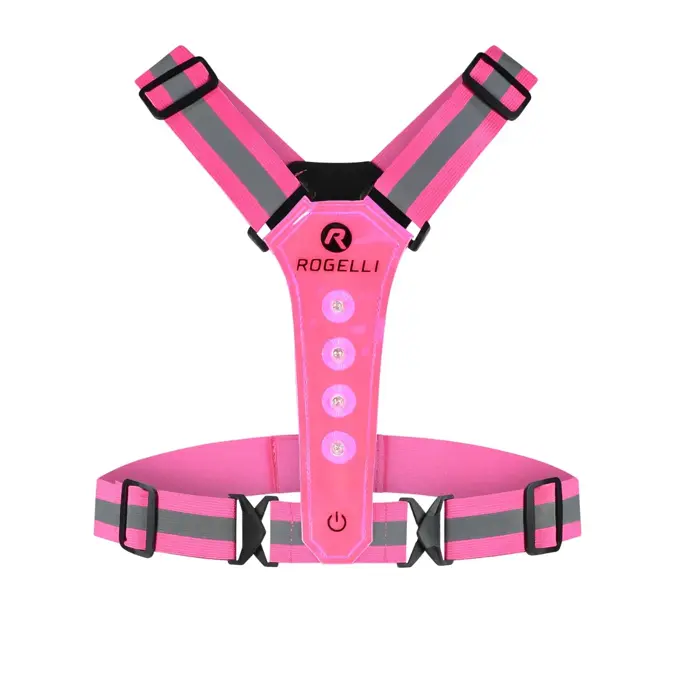 Led Hardloopvest - Rogelli - Roze