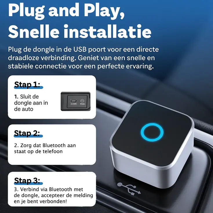 Pro 2-in-1 CarPlay & Android Auto Dongle