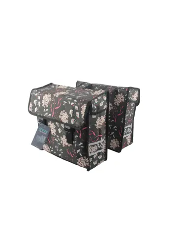 Voltano Dubbele Fietstas Floral Elegance