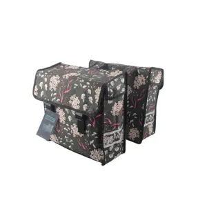 Voltano Dubbele Fietstas Floral Elegance