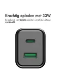 Accezz Wall Charger USB-C en USB - 33 Watt