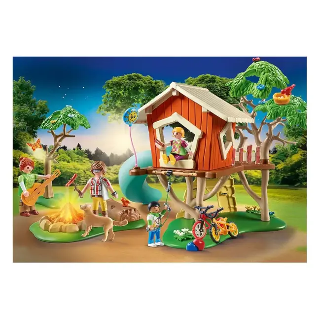 PLAYMOBIL® Avonturen boomhut met glijbaan 71001