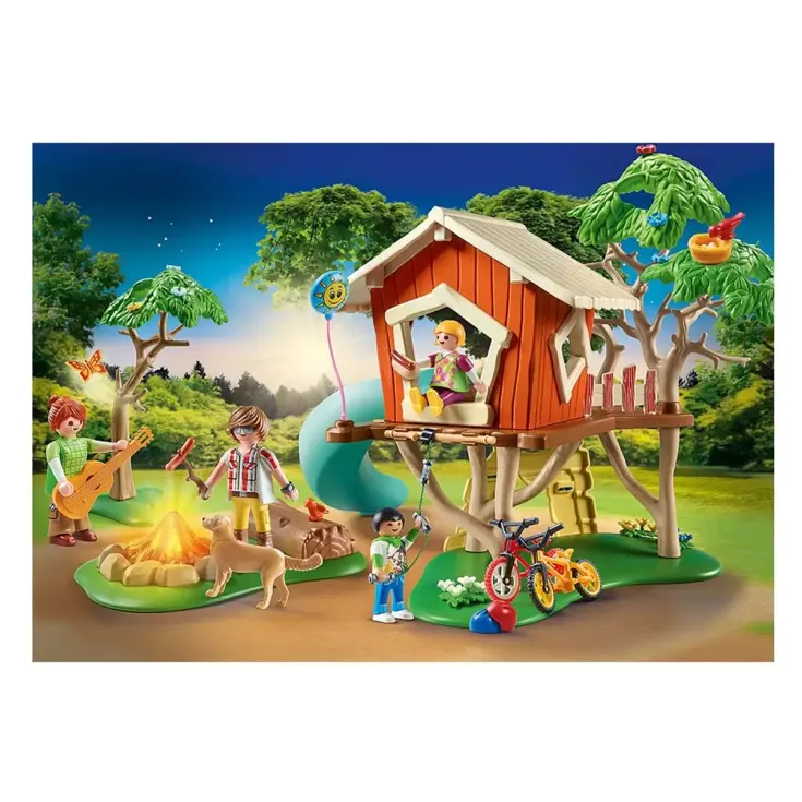 PLAYMOBIL® Avonturen boomhut met glijbaan 71001
