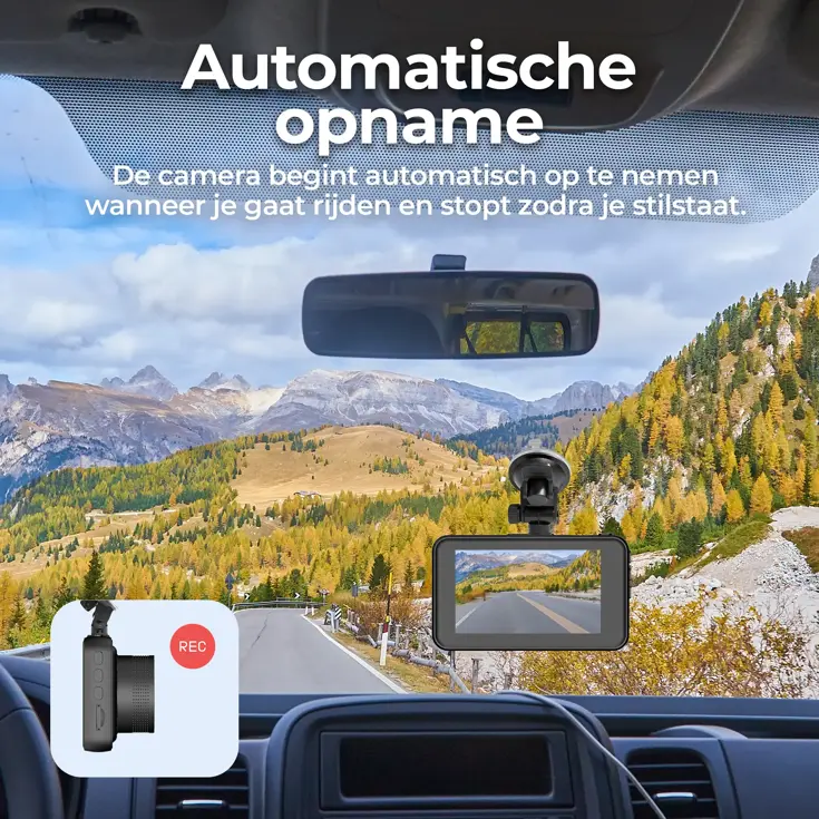 CCT1650 Dashcam - Full HD - 120° Groothoek