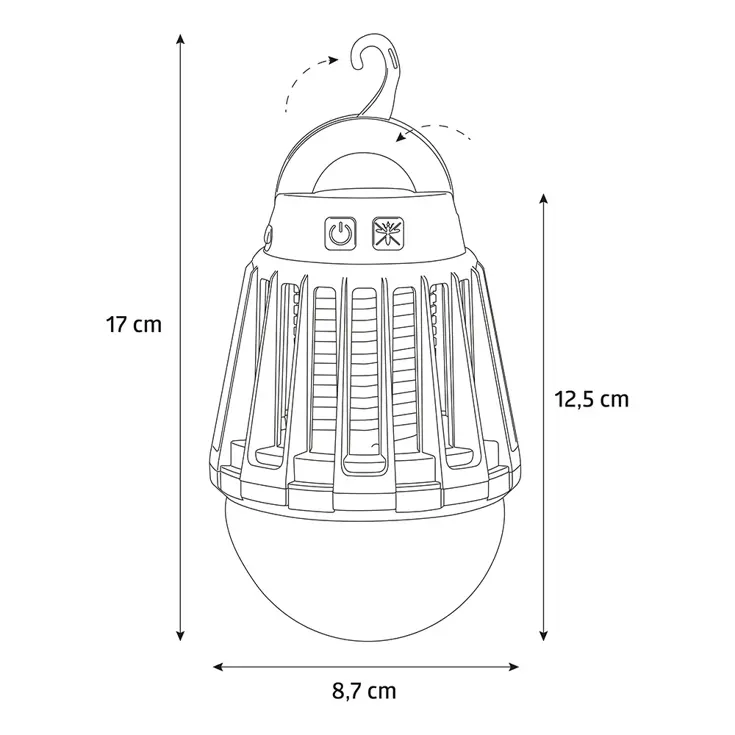 Campout Camping- Tafellamp