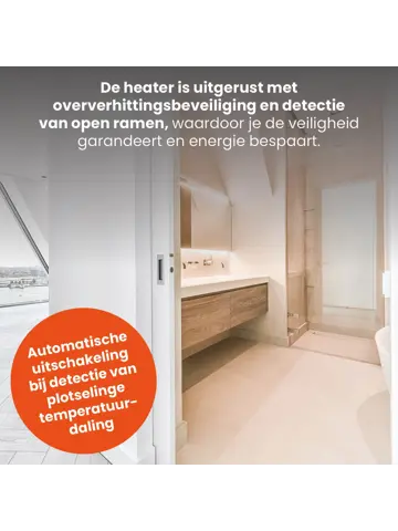 Badkamer Verwarming en Rekje - IP22