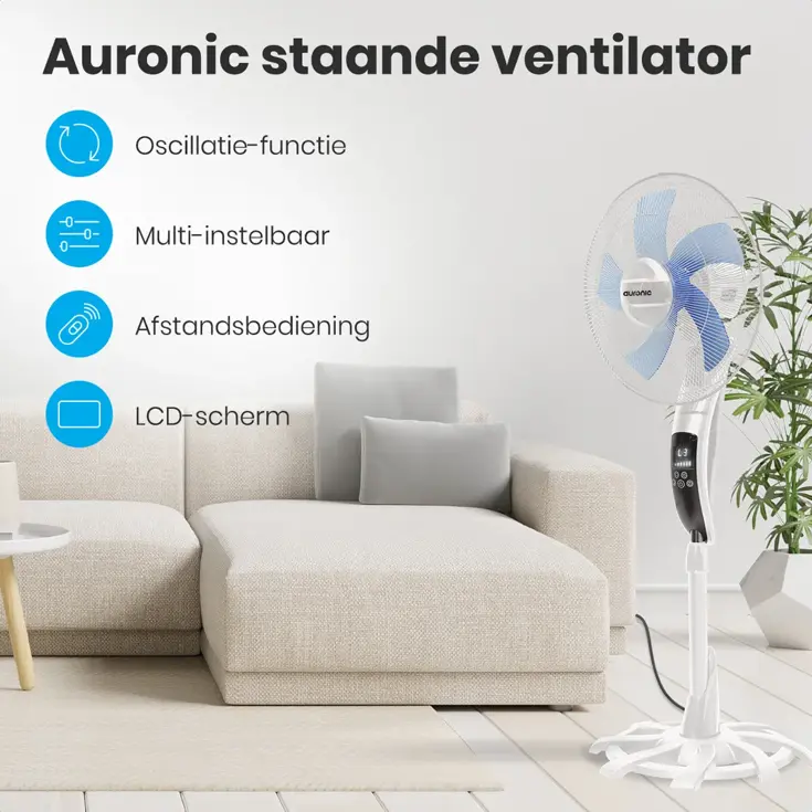 Auronic Statiefventilator – 50W