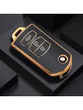 TPU Sleutelhoesje voor Mazda goud C3