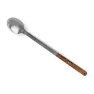 Petromax Serveerlepel 30 cm – RVS/Walnoot