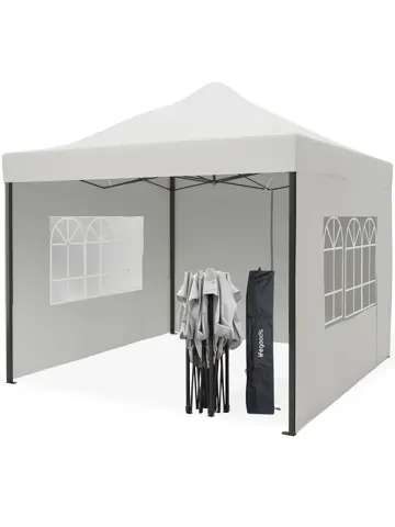 Partytent met Zijwanden – 3x3 m – Wit