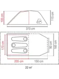 Cortes 3 Tunneltent 3-Persoons