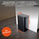 QLT Prullenbak met Sensor - 55 Liter