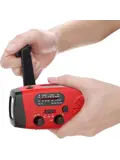 Opwindbare Noodradio met Powerbank 2000 mAh