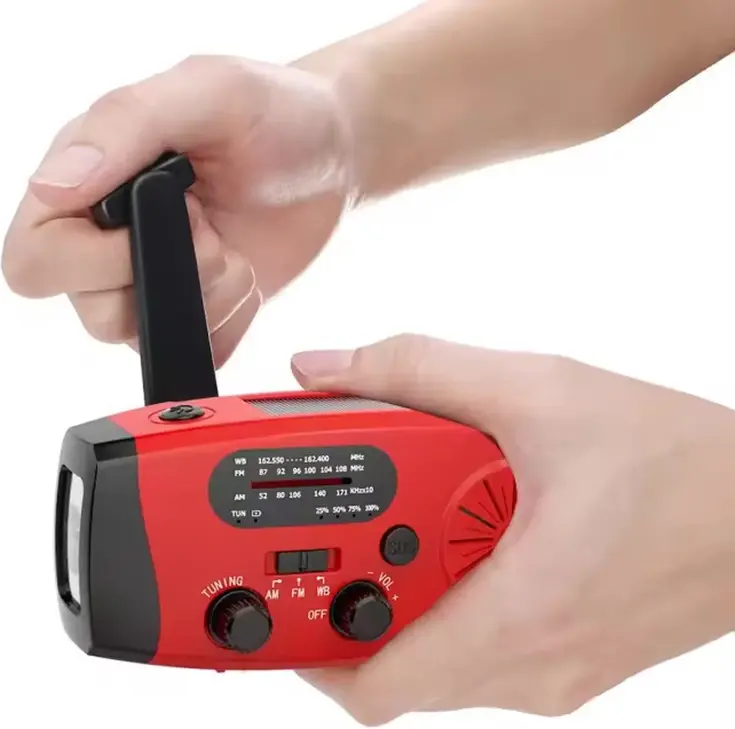 Opwindbare Noodradio met Powerbank 2000 mAh